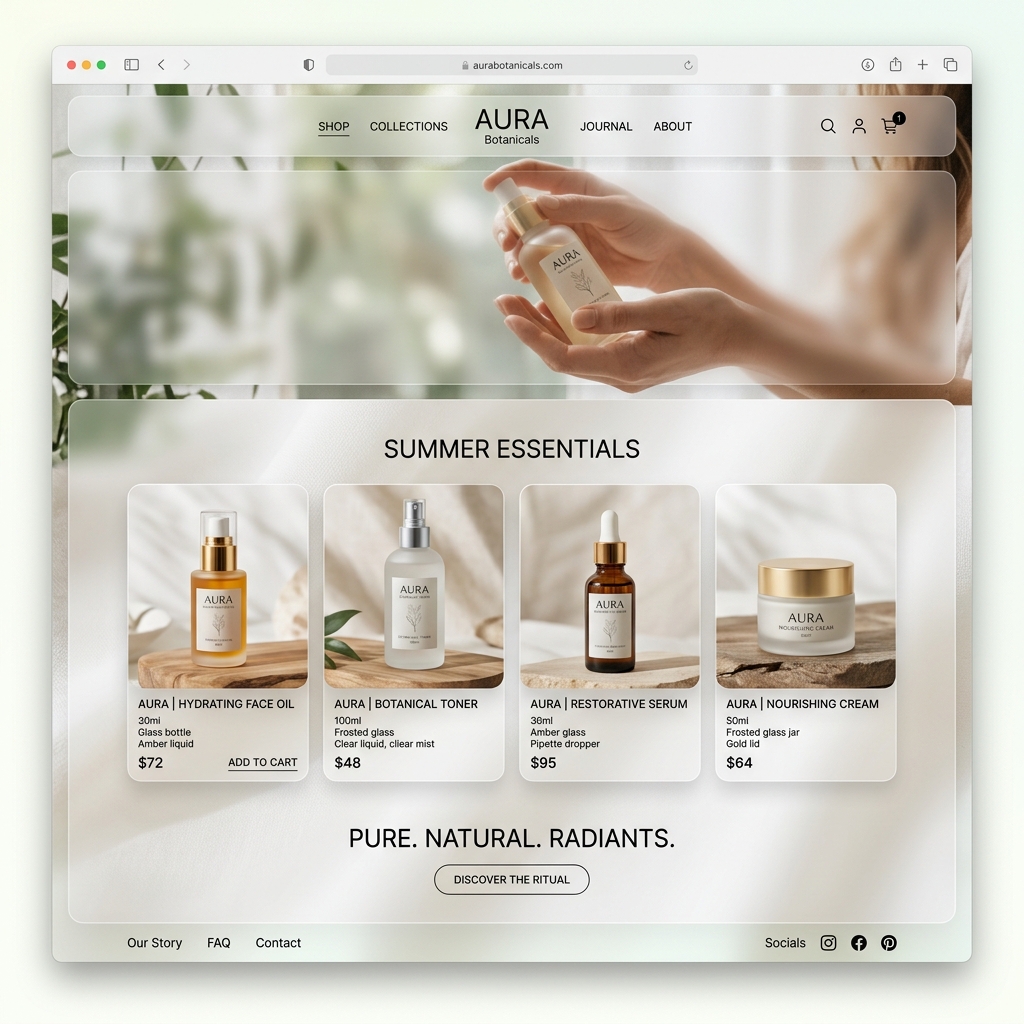 Mirha & Co e-commerce storefront mockup